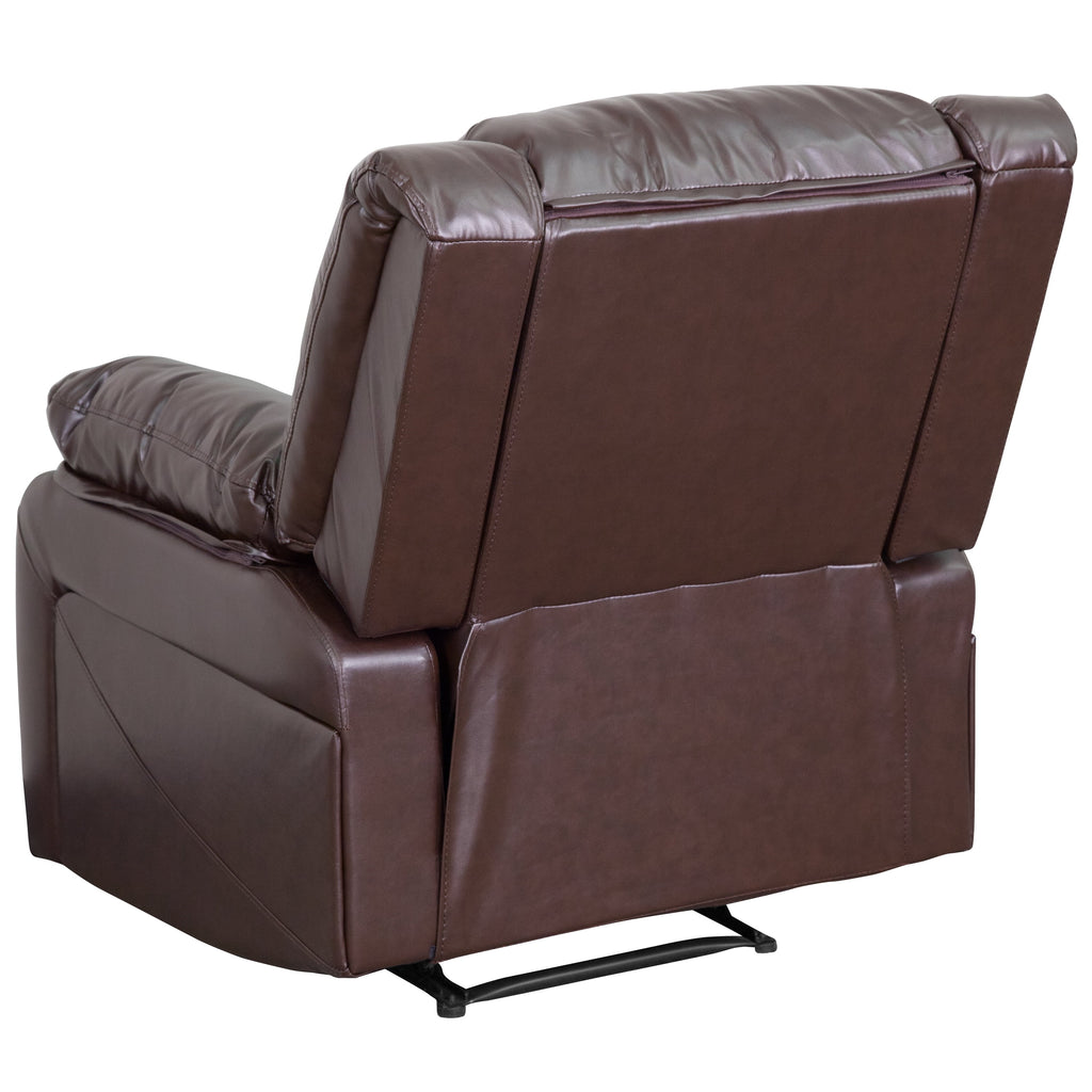 Harmony Series Brown Leathersoft Recliner