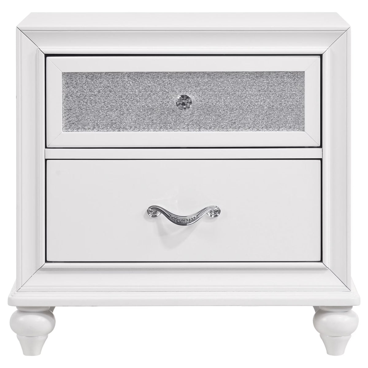 Barzini 4-Piece California King Bedroom Set White
