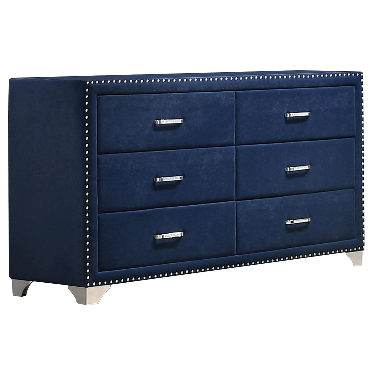 Melody 4-Piece Queen Bedroom Set Pacific Blue