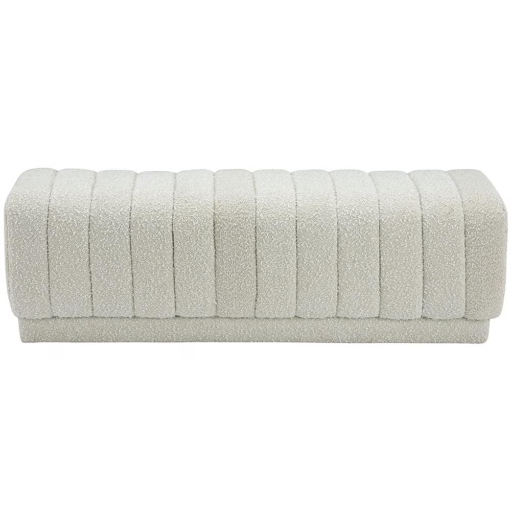Heathrow Cream Ottoman/Bench