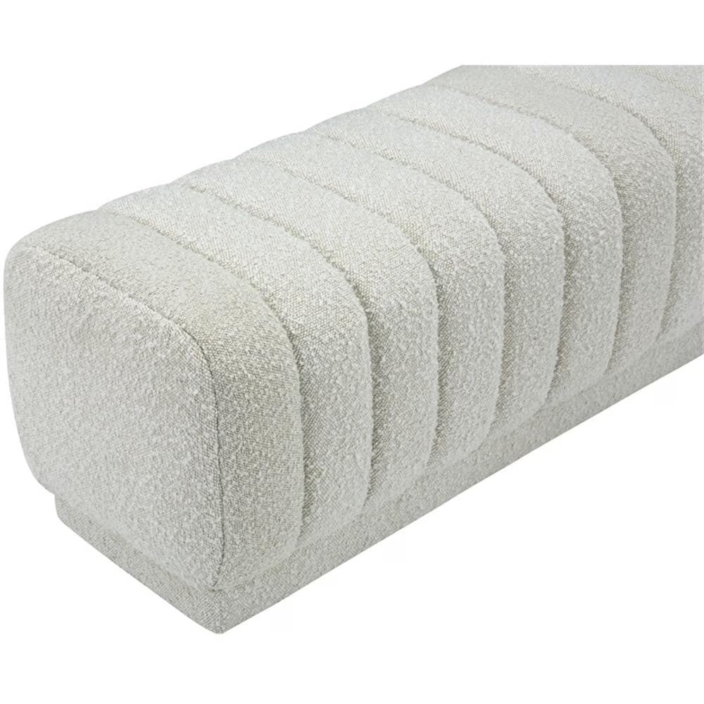 Heathrow Cream Ottoman/Bench