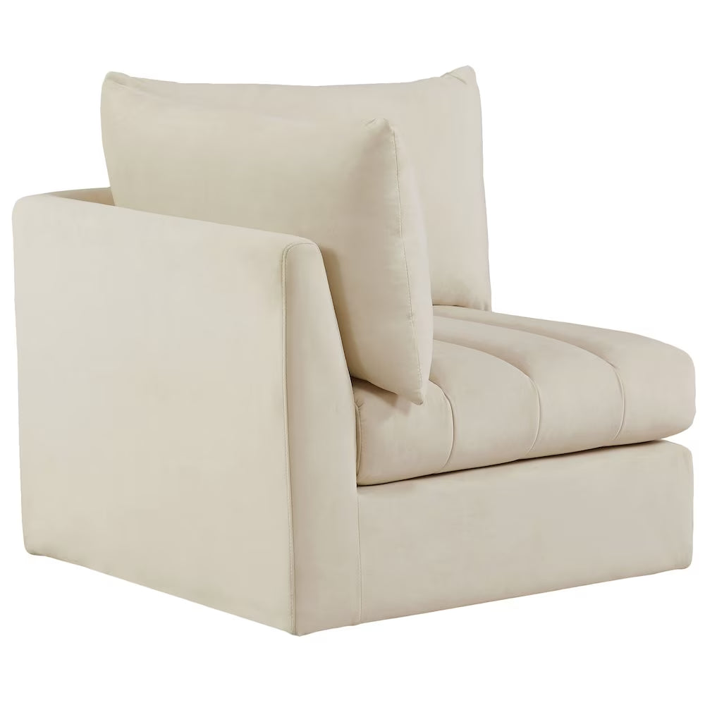 Jacob Cream Velvet Corner