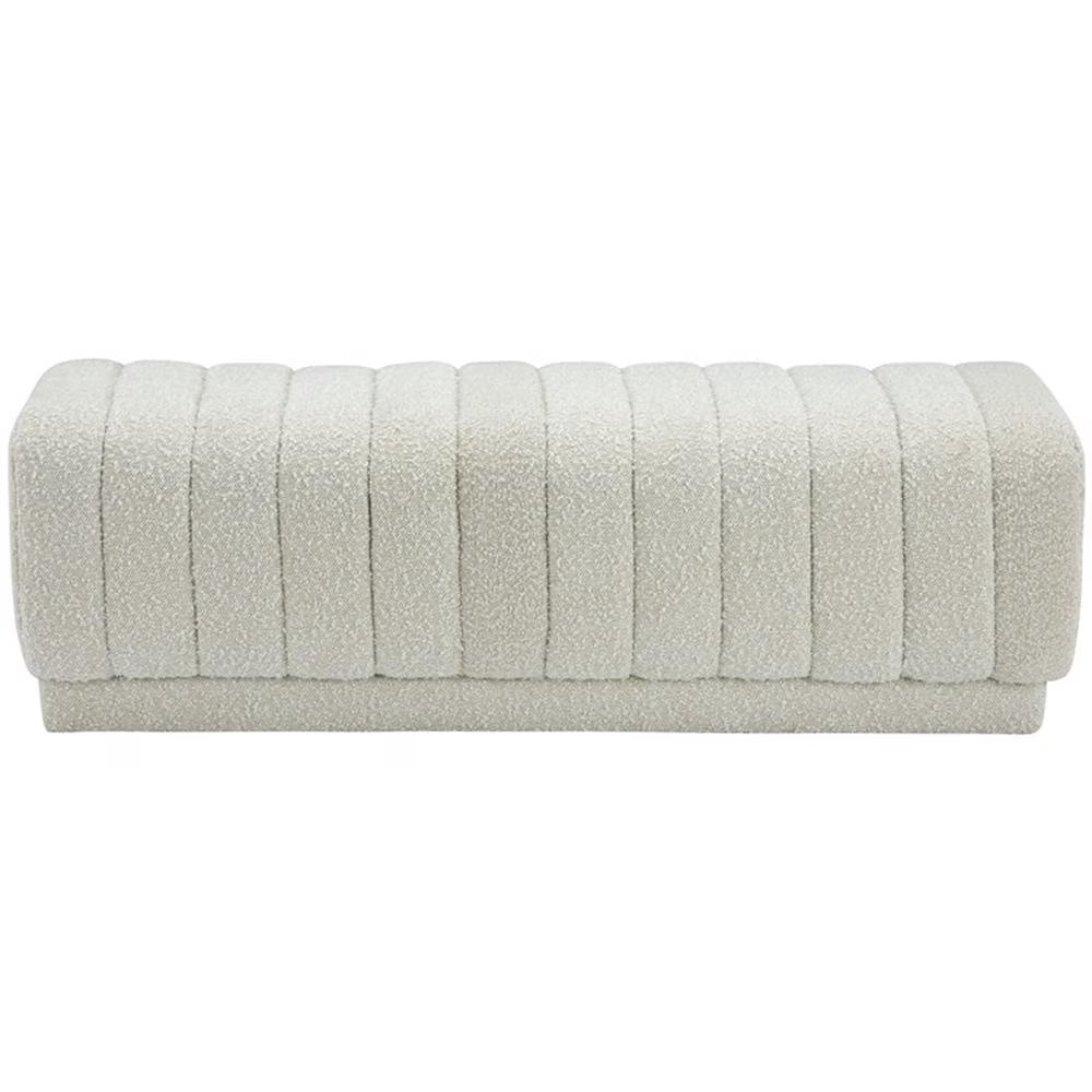 Heathrow Cream Ottoman/Bench