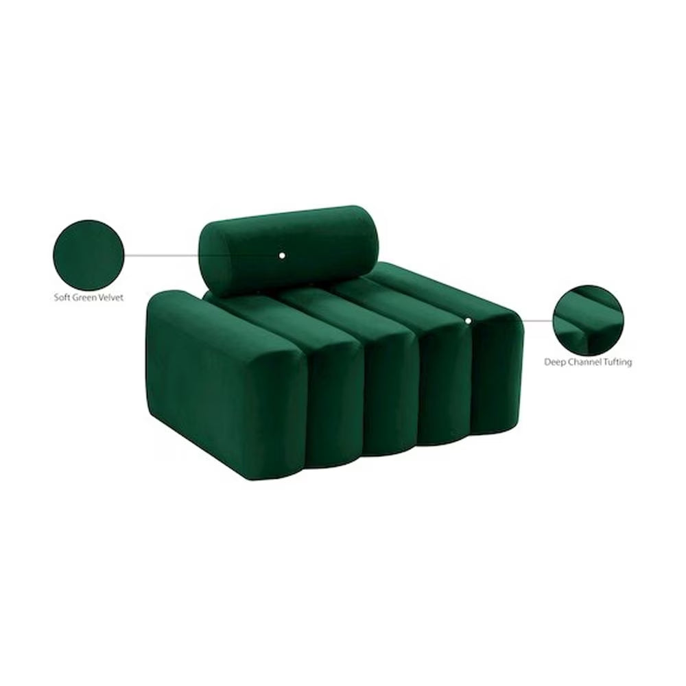Melody Green Velvet Chair