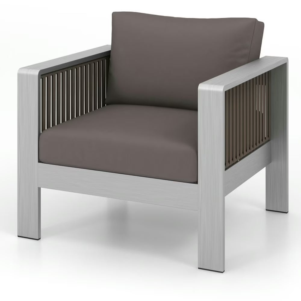 Backyard Furniture Sets,Outdoor Furniture Sets,Patio Furniture Aluminum Armchair with Thick Back and Seat Cushion