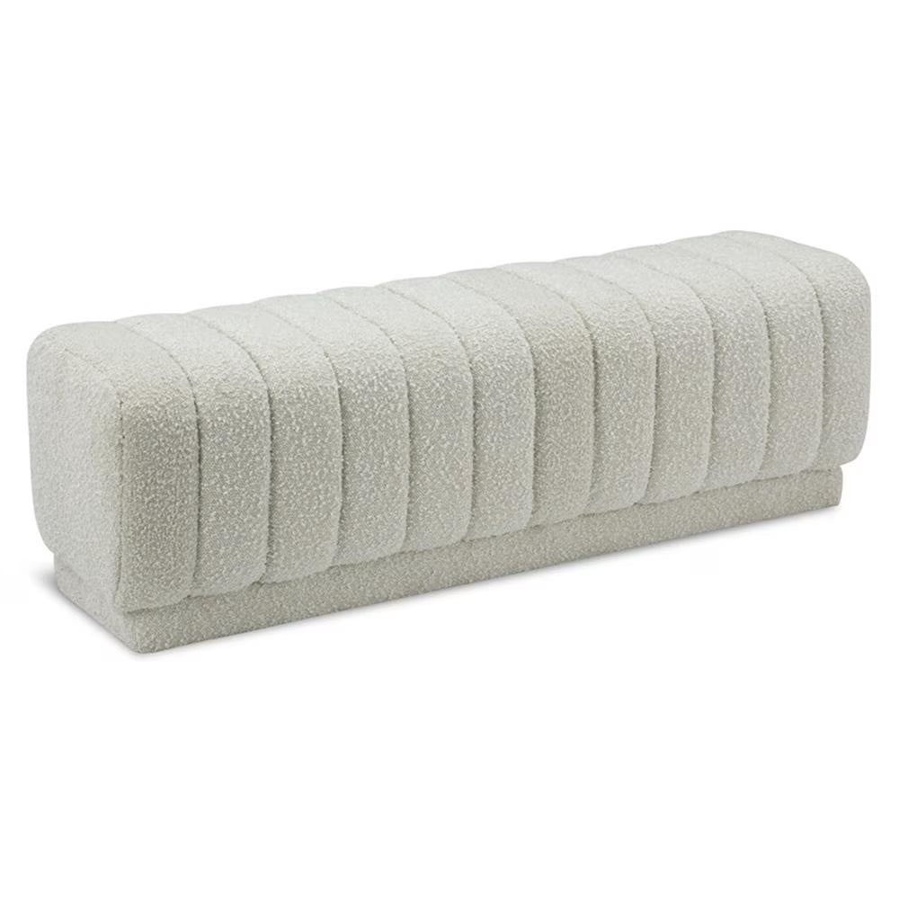 Heathrow Cream Ottoman/Bench