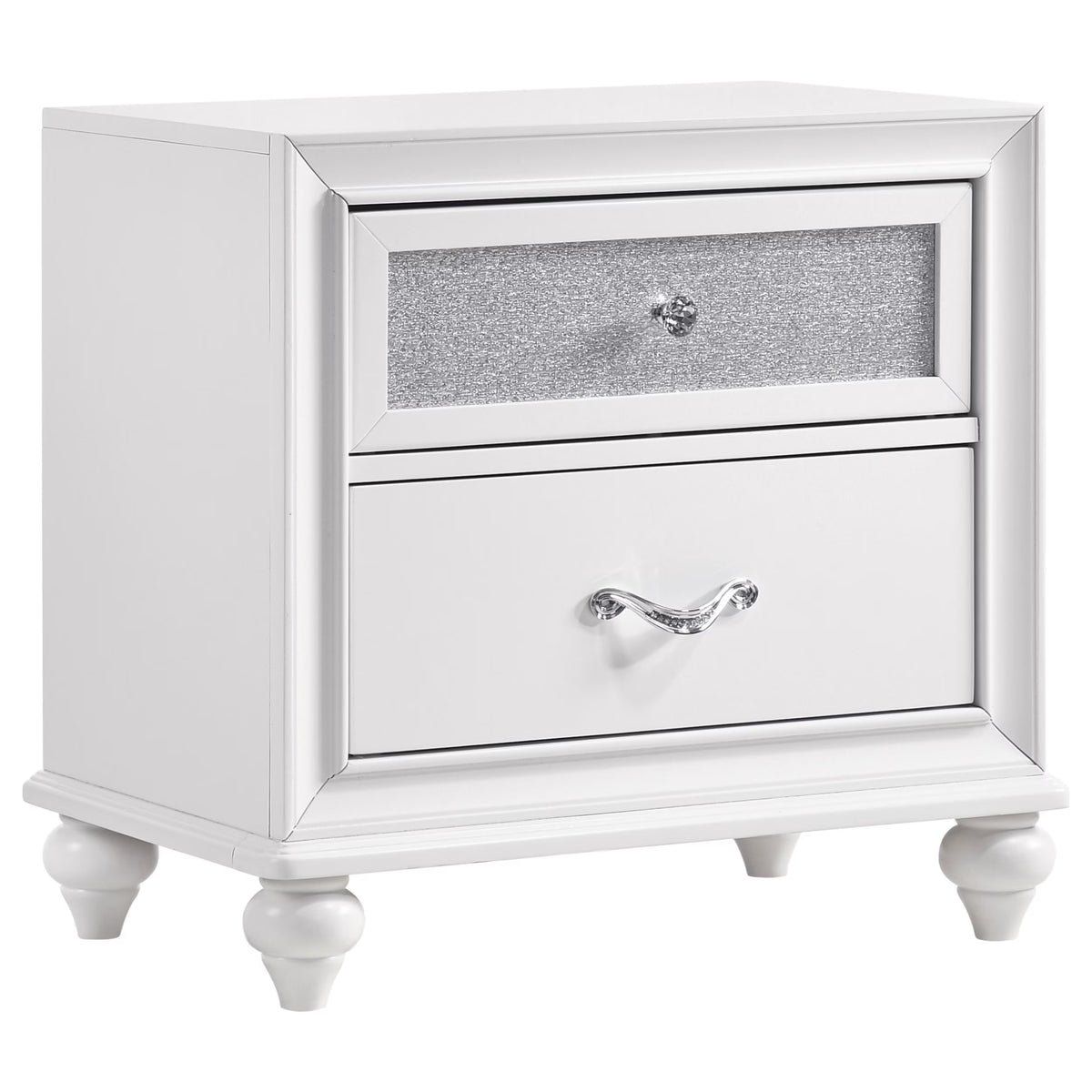 Barzini 4-Piece California King Bedroom Set White