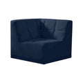 Relax Navy Velvet Corner Chair