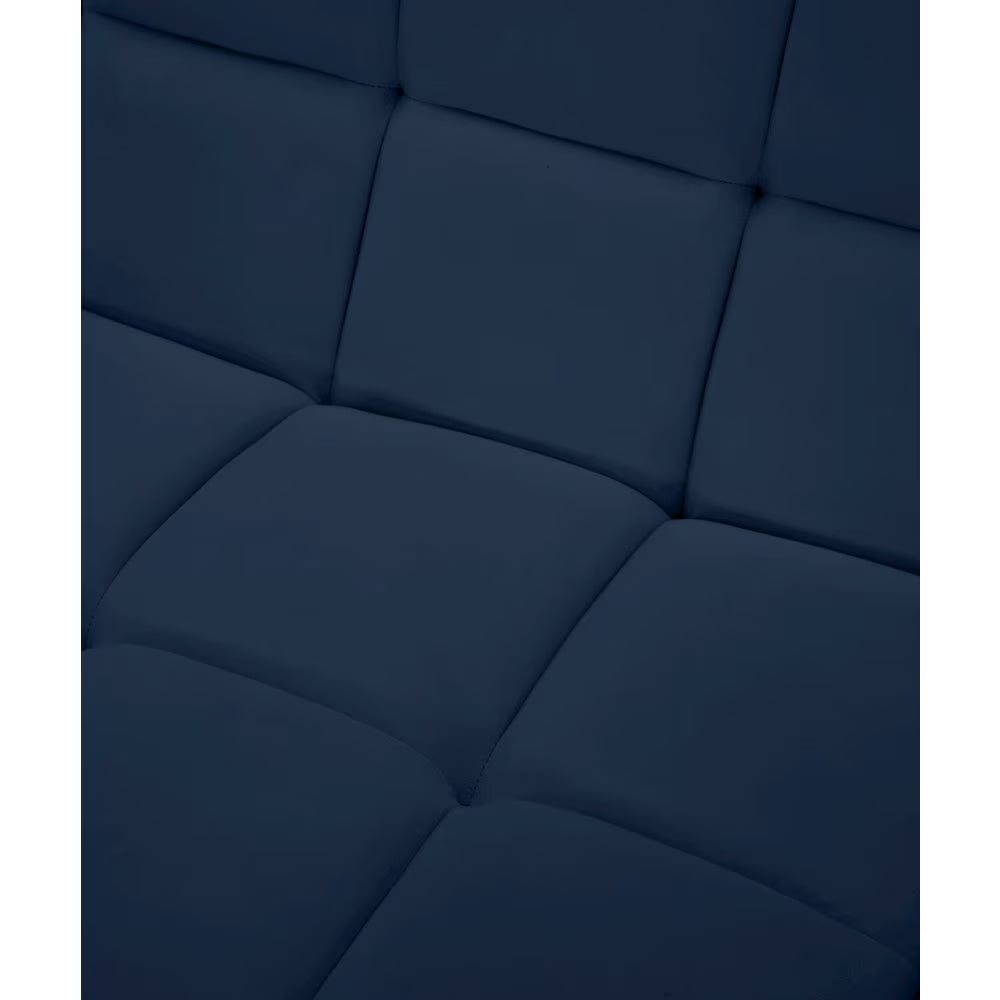 Relax Navy Velvet Corner Chair