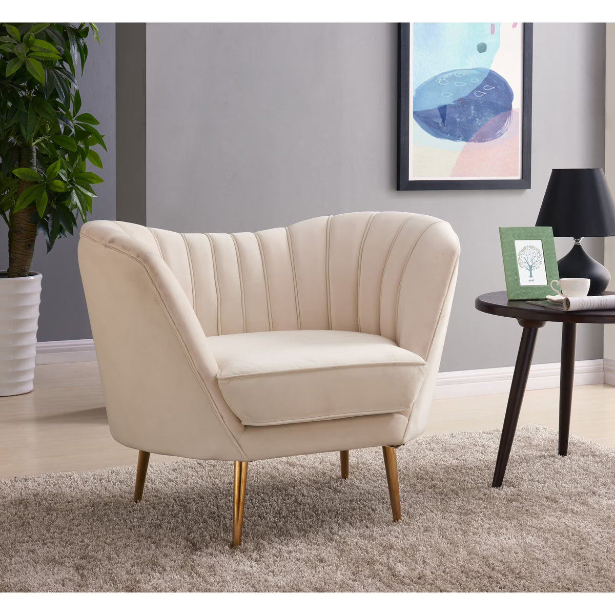 Margo Green Velvet Chair
