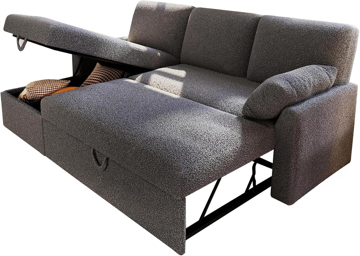 Sofa Bed, Sleeper Sofa with Storage, Convertible Sofa,Pull Out Couch