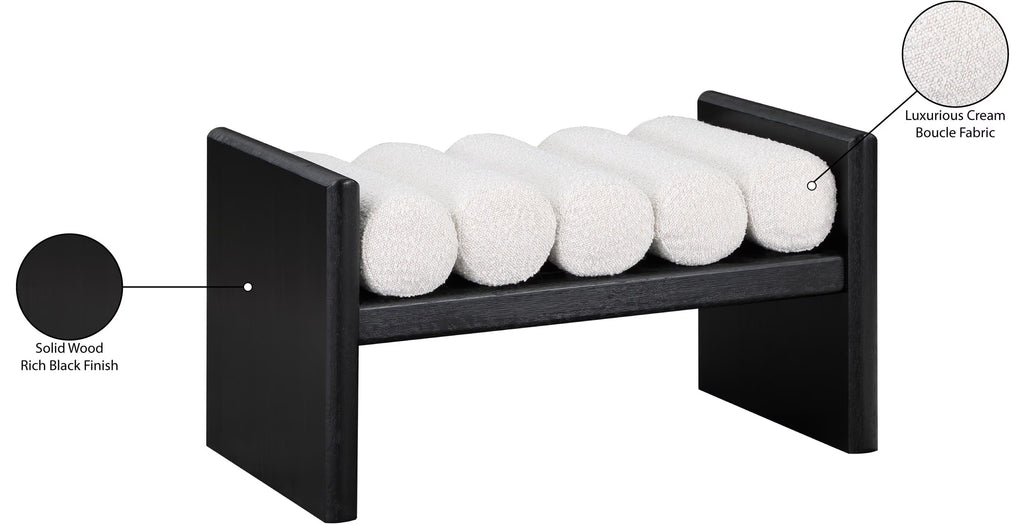 Waverly Cream Bench