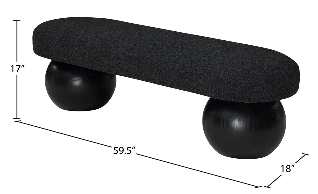Bowies Black Bench