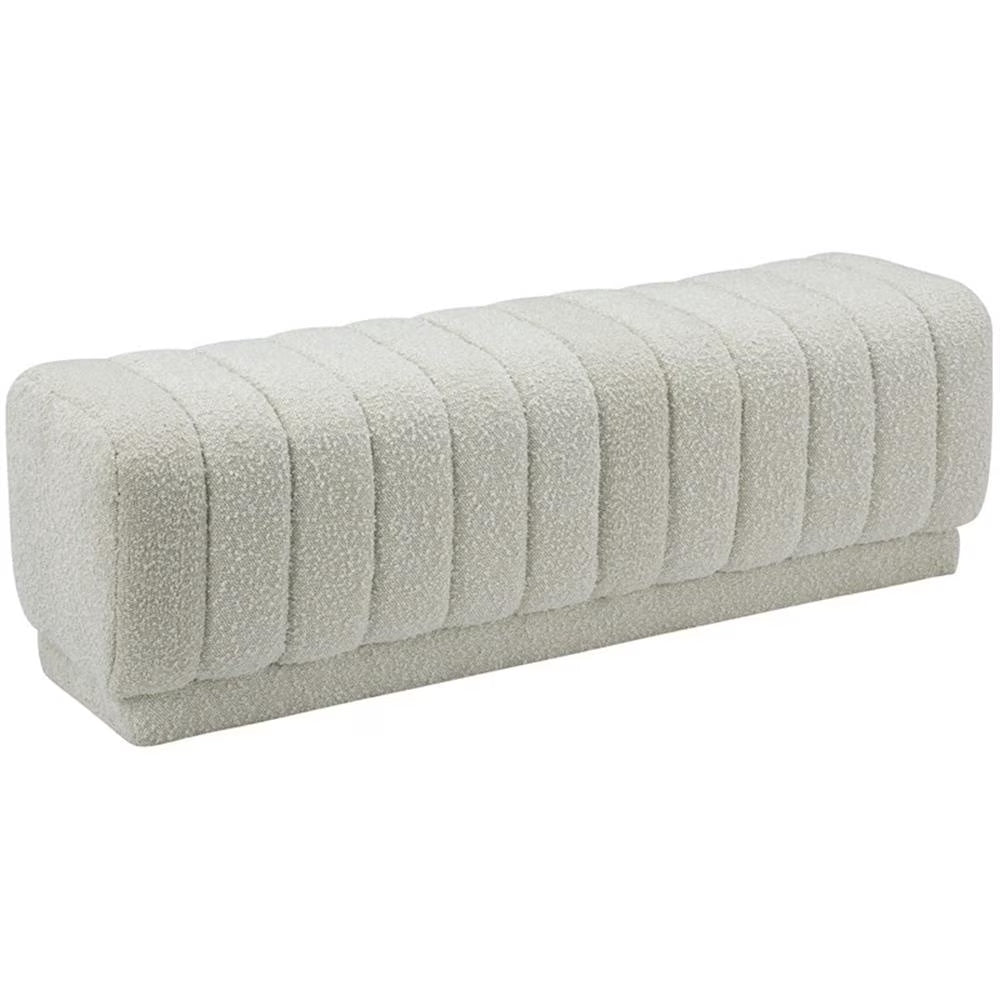 Heathrow Cream Ottoman/Bench