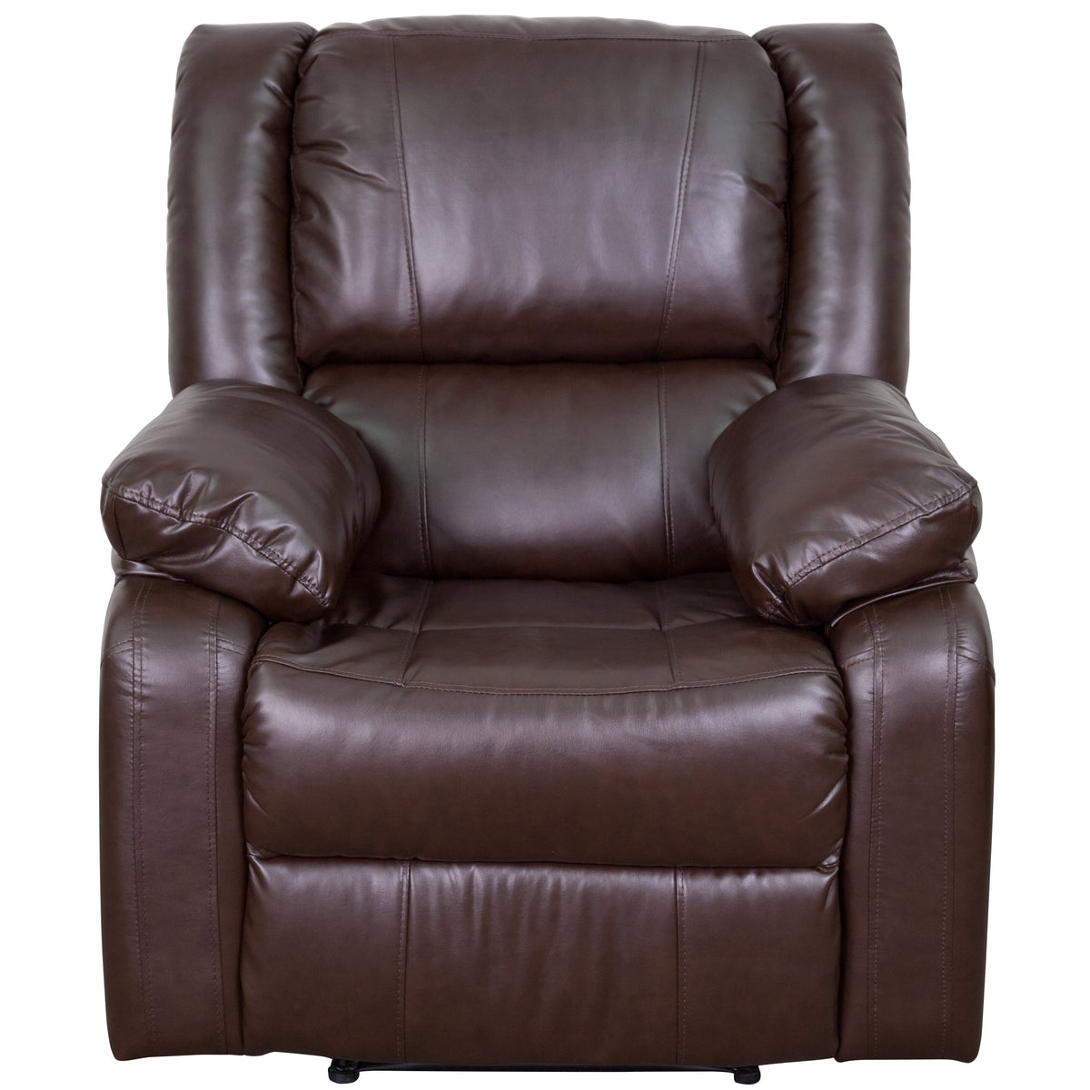 Harmony Series Brown Leathersoft Recliner